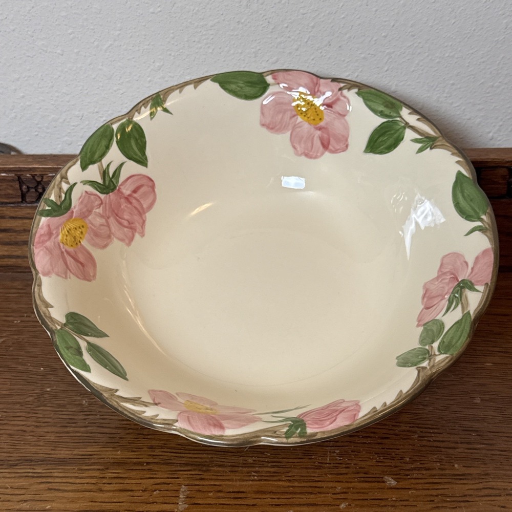 Vintage Franciscan Desert Rose Vegetable Serving Bowl 8.75" TV Stamp USA